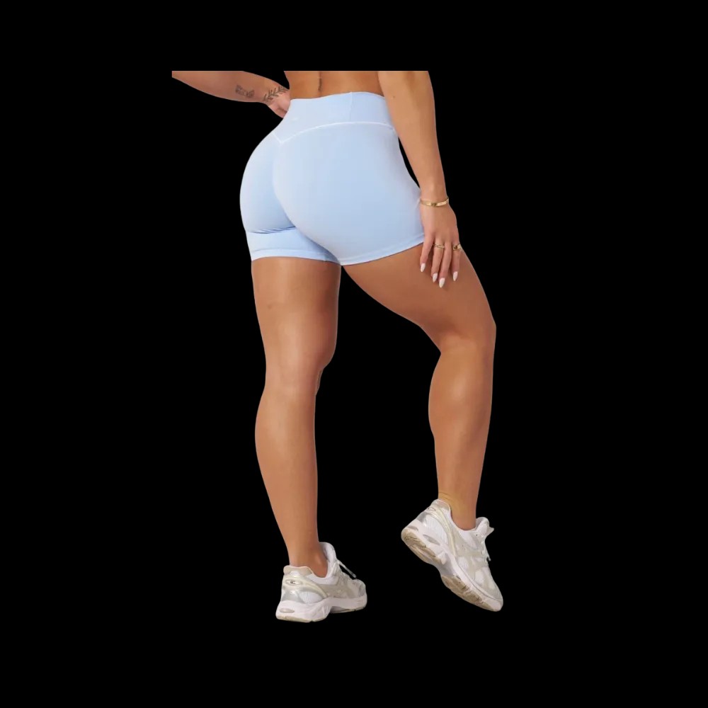 YoungLA Elevate outline Shorts 5" Light Blue - HypeFly India View 2