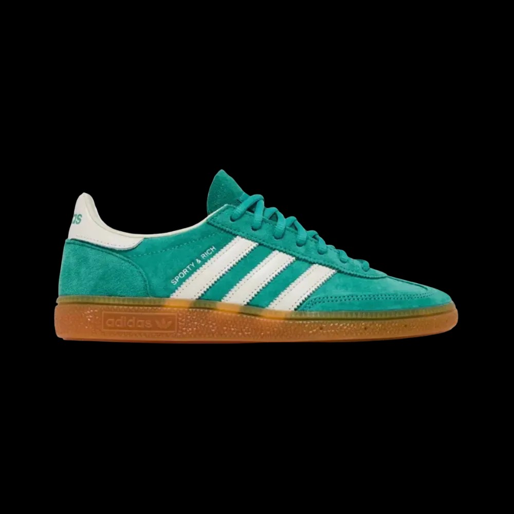 Sporty & Rich x Adidas Handball Spezial 'Green Gum' - HypeFly India View 1