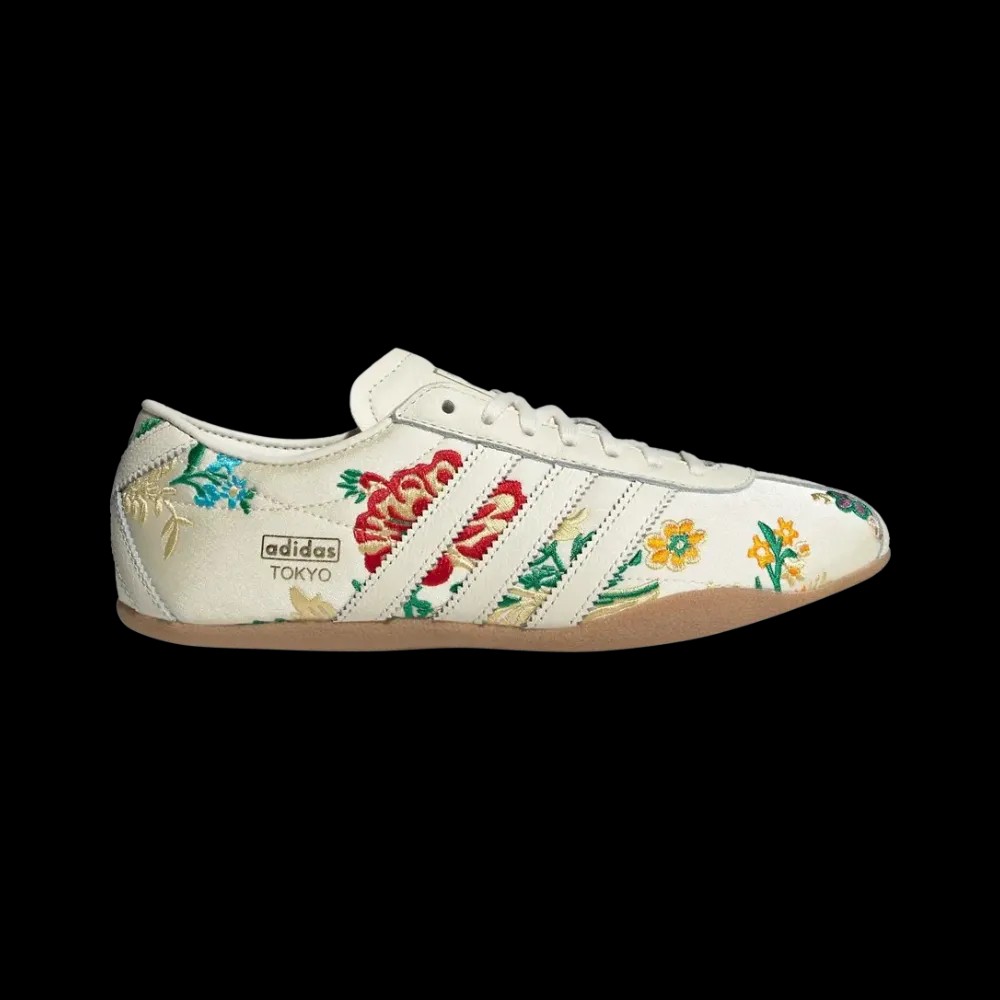 Adidas Tokyo 'Floral Embroidery Pack - Cream White' - HypeFly India View 1