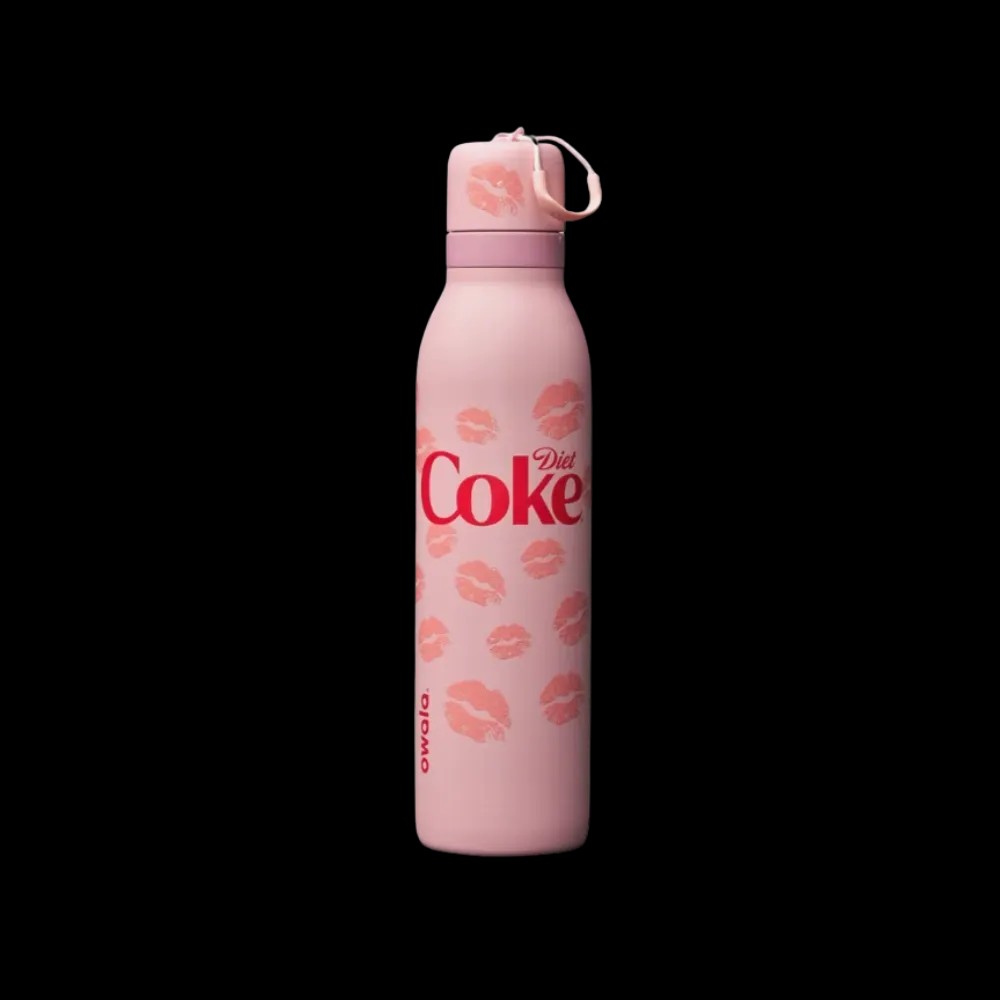 Owala x Diet Coke 24oz Special Edition Stainless Steel FreeSip TWIST Kisses - HypeFly India View 1