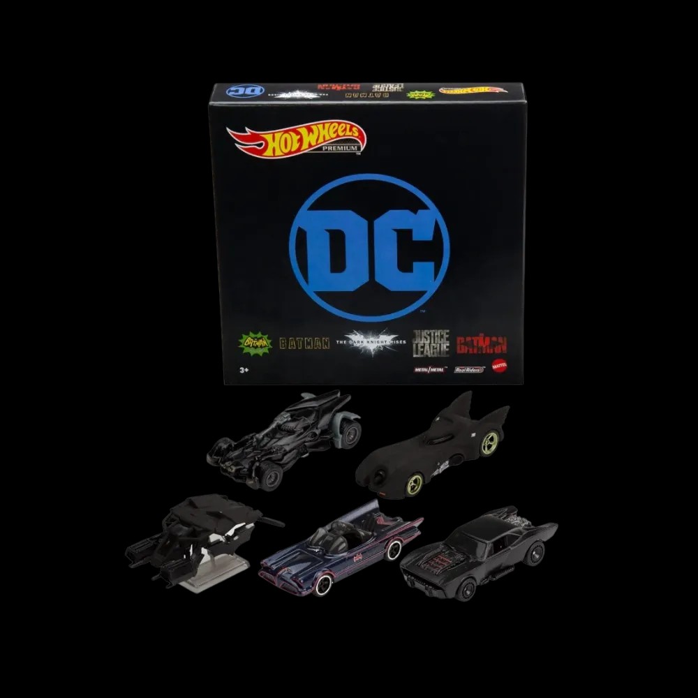Hot Wheels DC Batman Box Set of 5 - HypeFly India View 3
