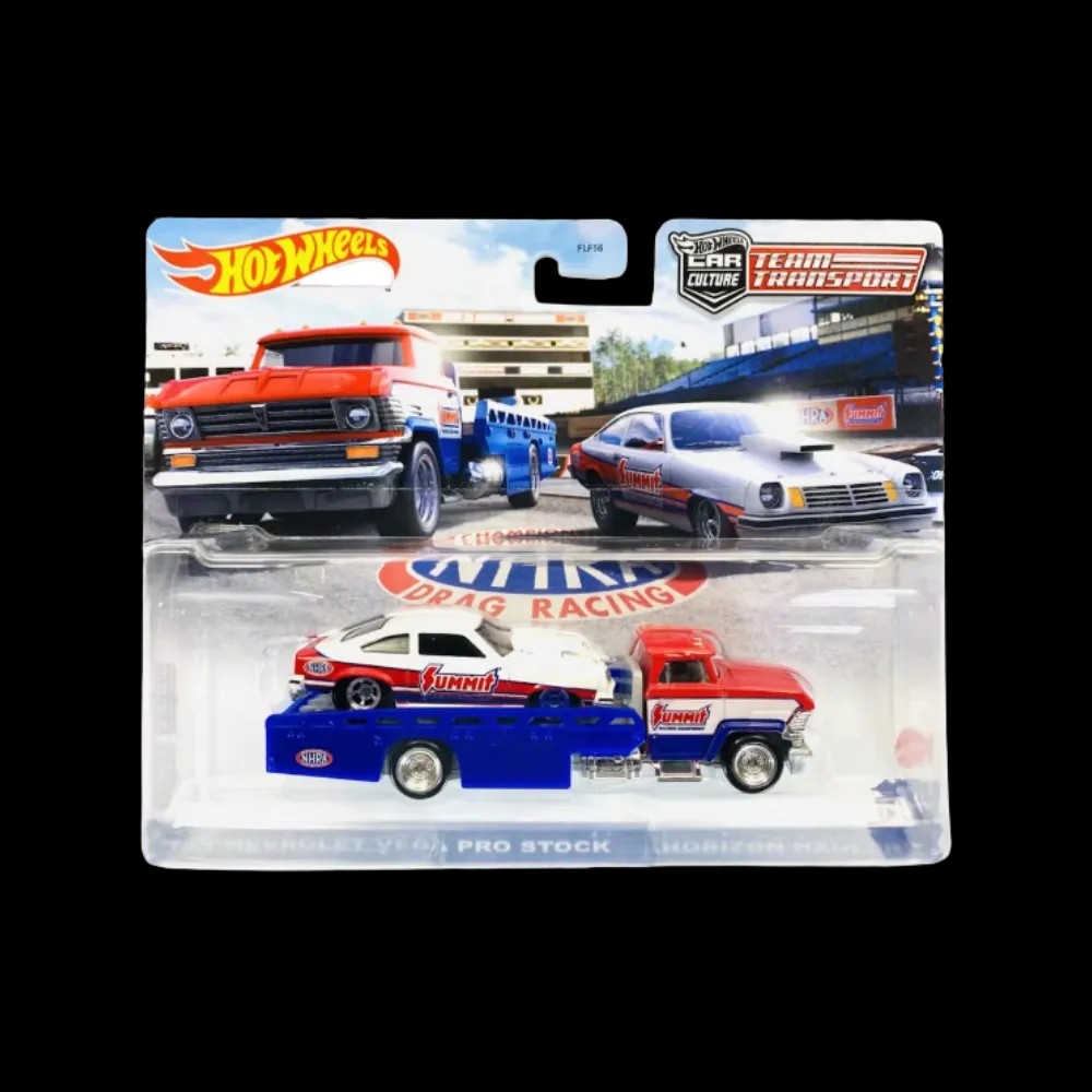 Hot Wheels Car Culture Team Transport '74 Chevrolet Vega Pro Stock & Horizon Hauler 2-Pack - HypeFly India View 1