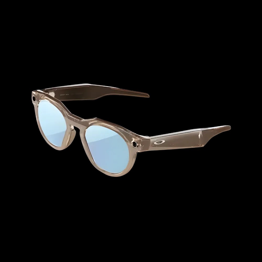 Meta x Oakley HSTN Glasses - Brown Smoke/Prizm Deep Water Polarised - HypeFly India View 1