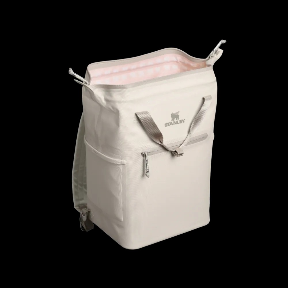 Stanley All Day Madeleine Mini Cooler Backpack 20 Can 14 QT 13.2 L Cream - HypeFly India View 3