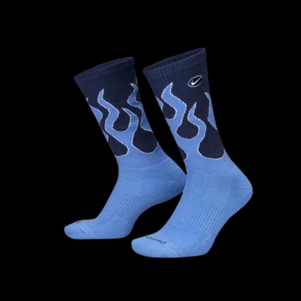 Nike Everyday Plus Crew Socks OG Flame Blue - HypeFly India View 1