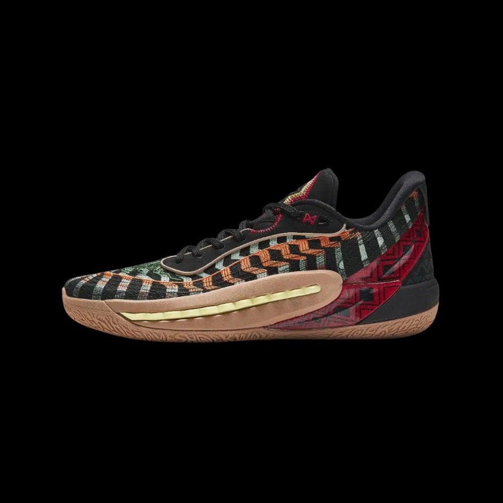 Anta Crazy Tide 6 Pro Black Green Orange - HypeFly India View 3