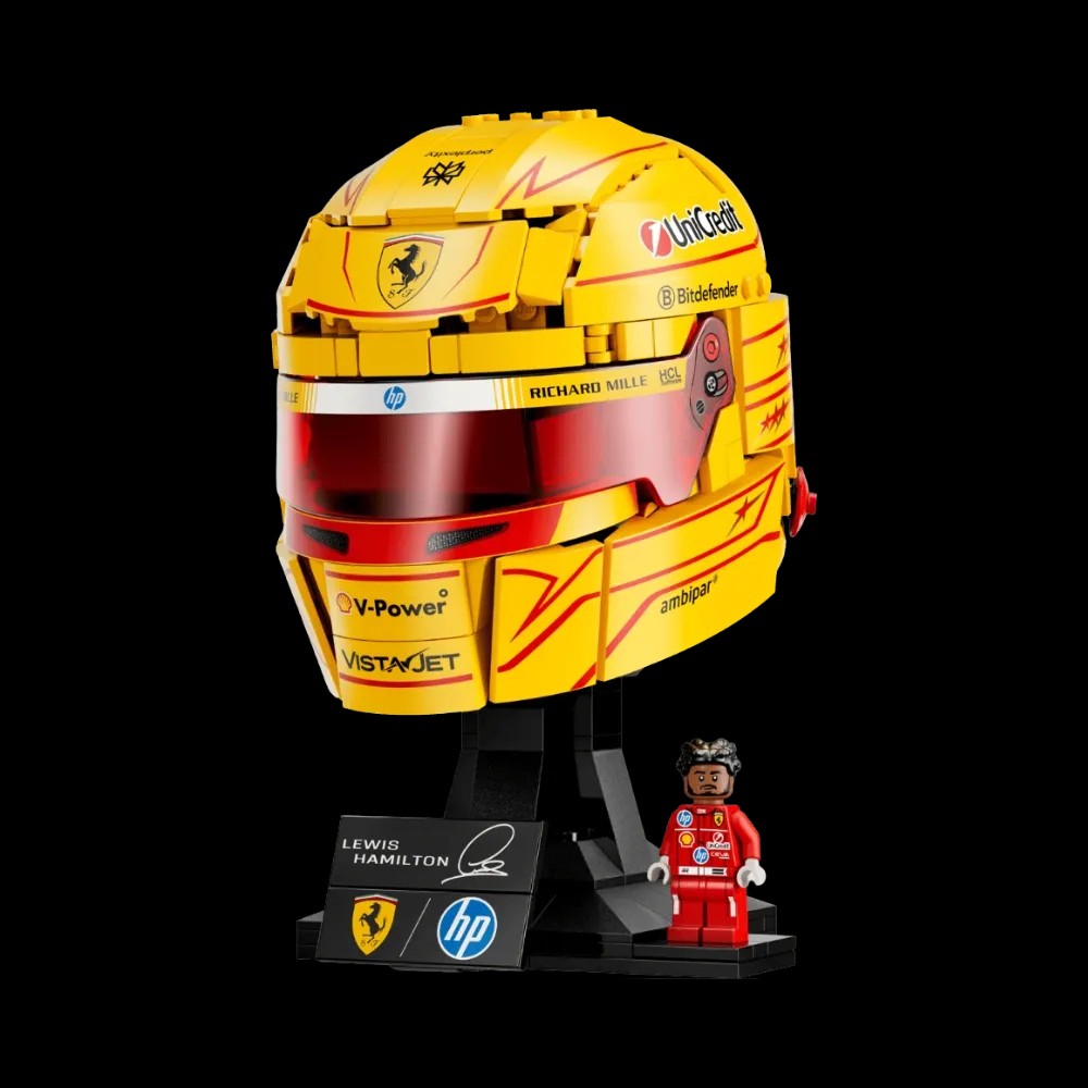 Lego Scuderia Ferrari HP Lewis Hamilton Helmet - HypeFly India View 5
