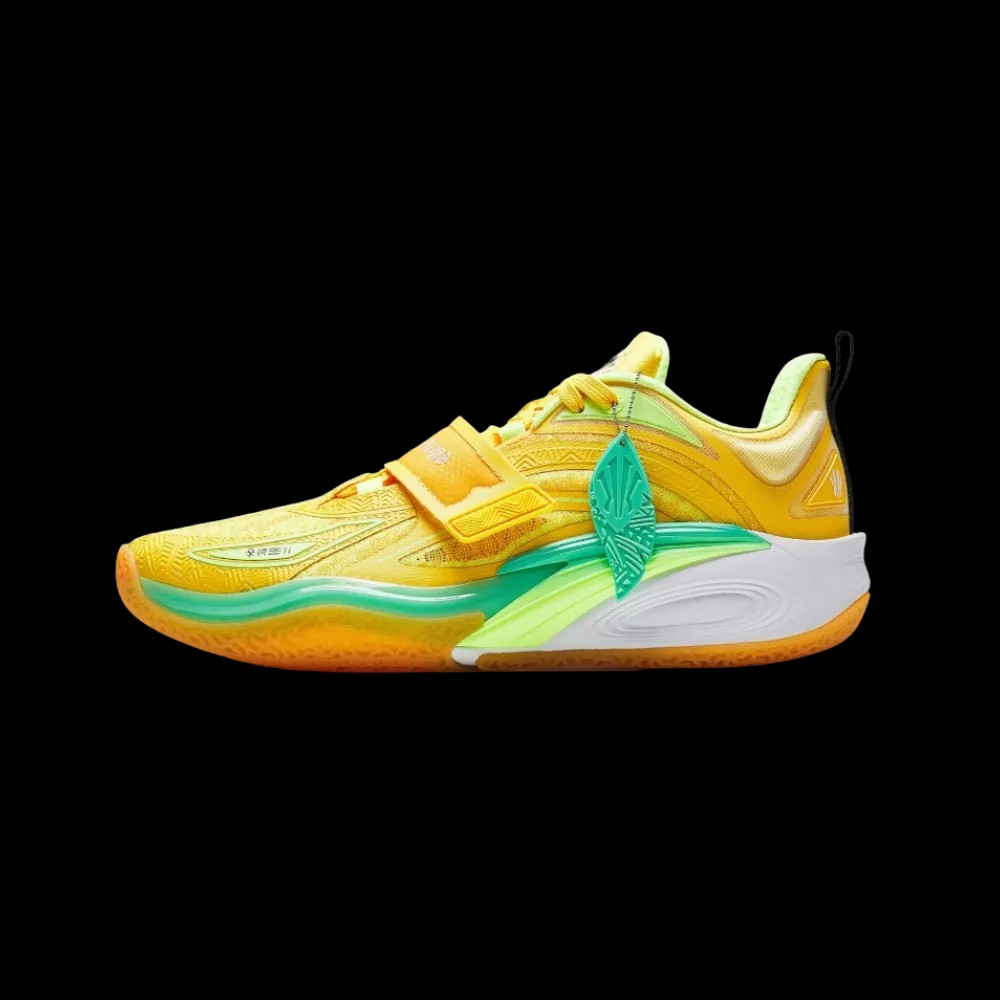 Anta KAI 1 Playoffs Energy Yellow/Green - HypeFly India View 3
