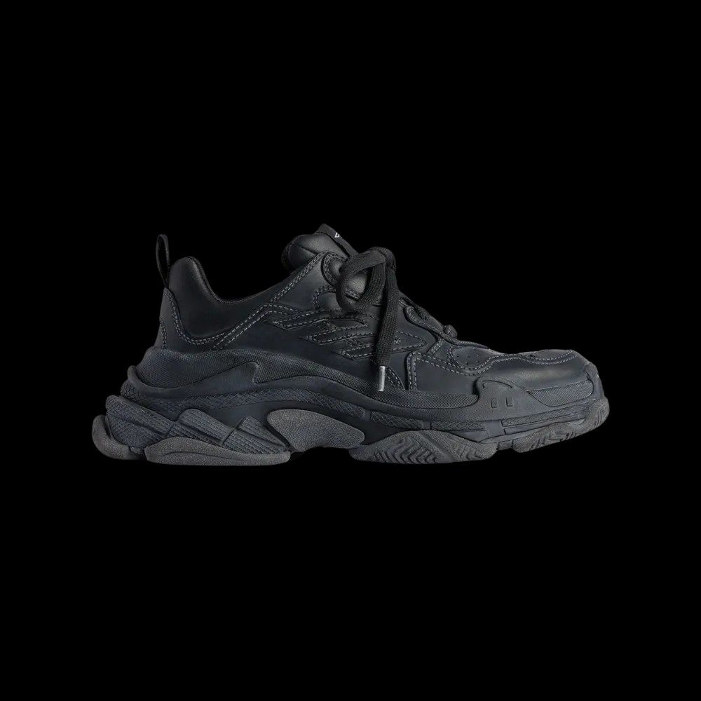 Balenciaga Triple S Sporty Sneaker In Black - HypeFly India View 1