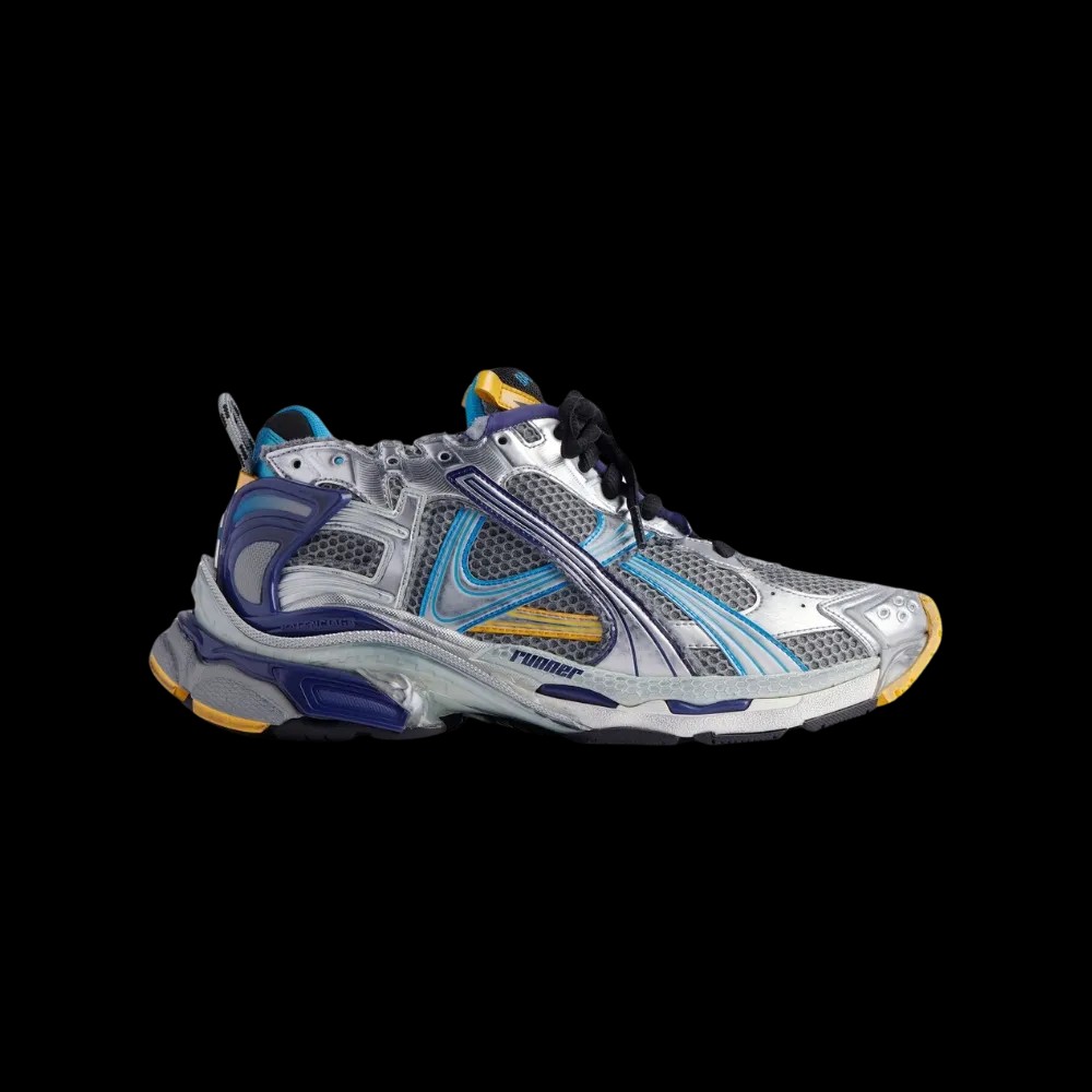 Balenciaga Runner Sneaker In Blue - HypeFly India View 1