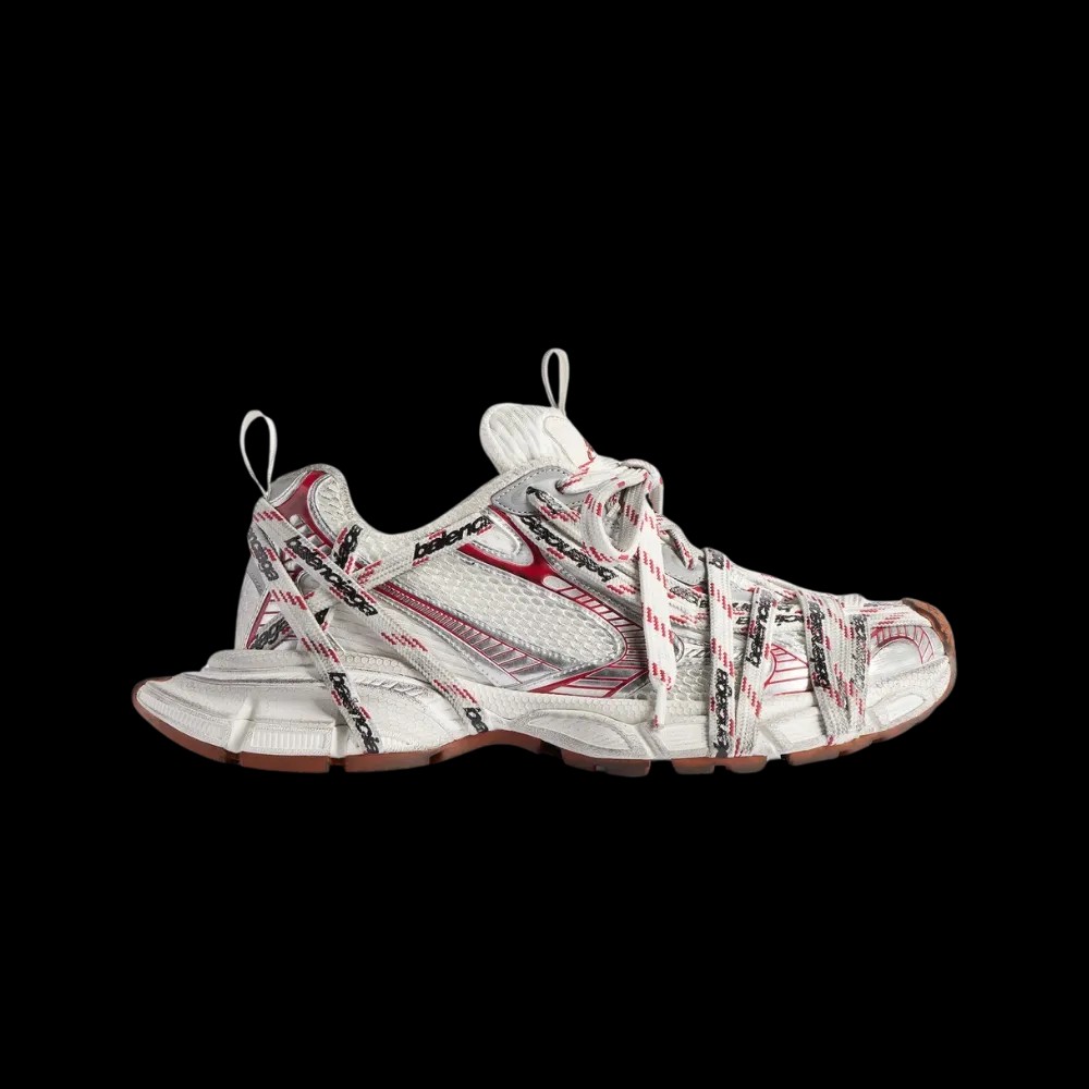 Balenciaga 3XL Extreme Laces Logo Sneaker In Beige - HypeFly India View 1