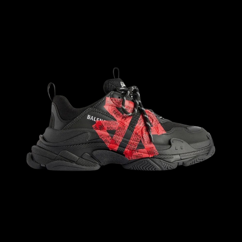 Balenciaga Triple S Sneaker In Red - HypeFly India View 1