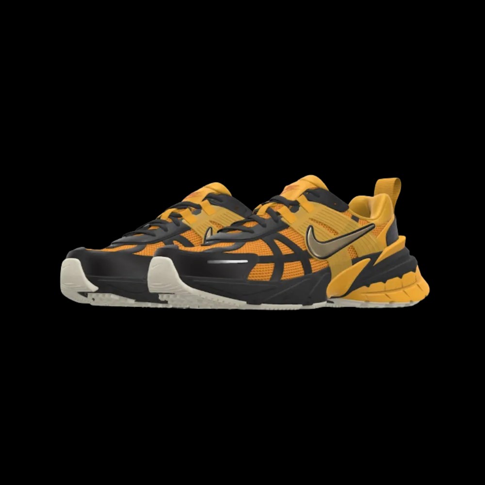 Nike V2K Run By You Yellow - HypeFly India View 5