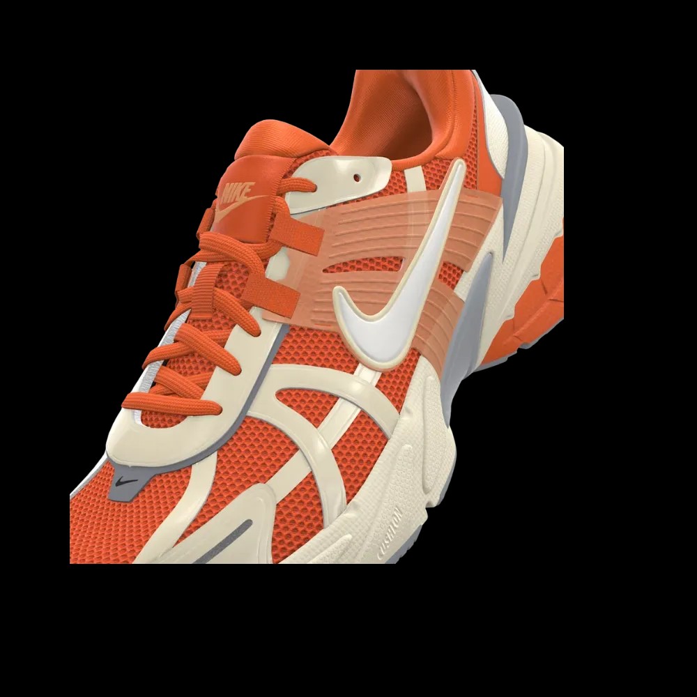 Nike V2K Run By You Orange - HypeFly India View 4