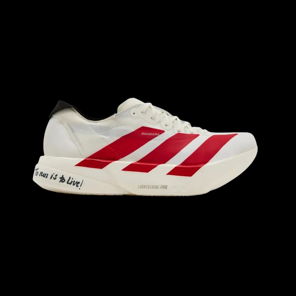 Adidas Adizero Adios Pro 4 'To Run is to Live!' - HypeFly India View 1