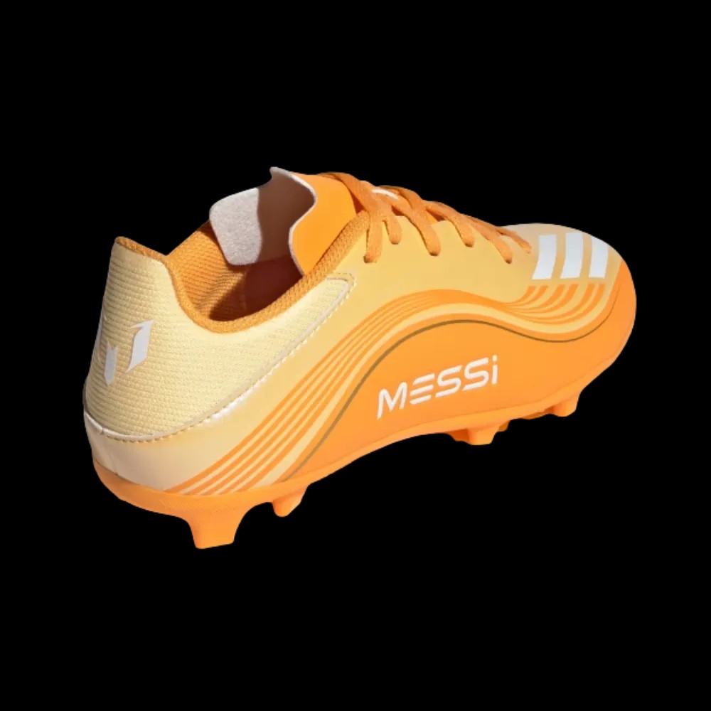 Adidas F50 Messi League Firm Multi Ground Soccer Cleats Kids Pure Tangerine - HypeFly India View 4