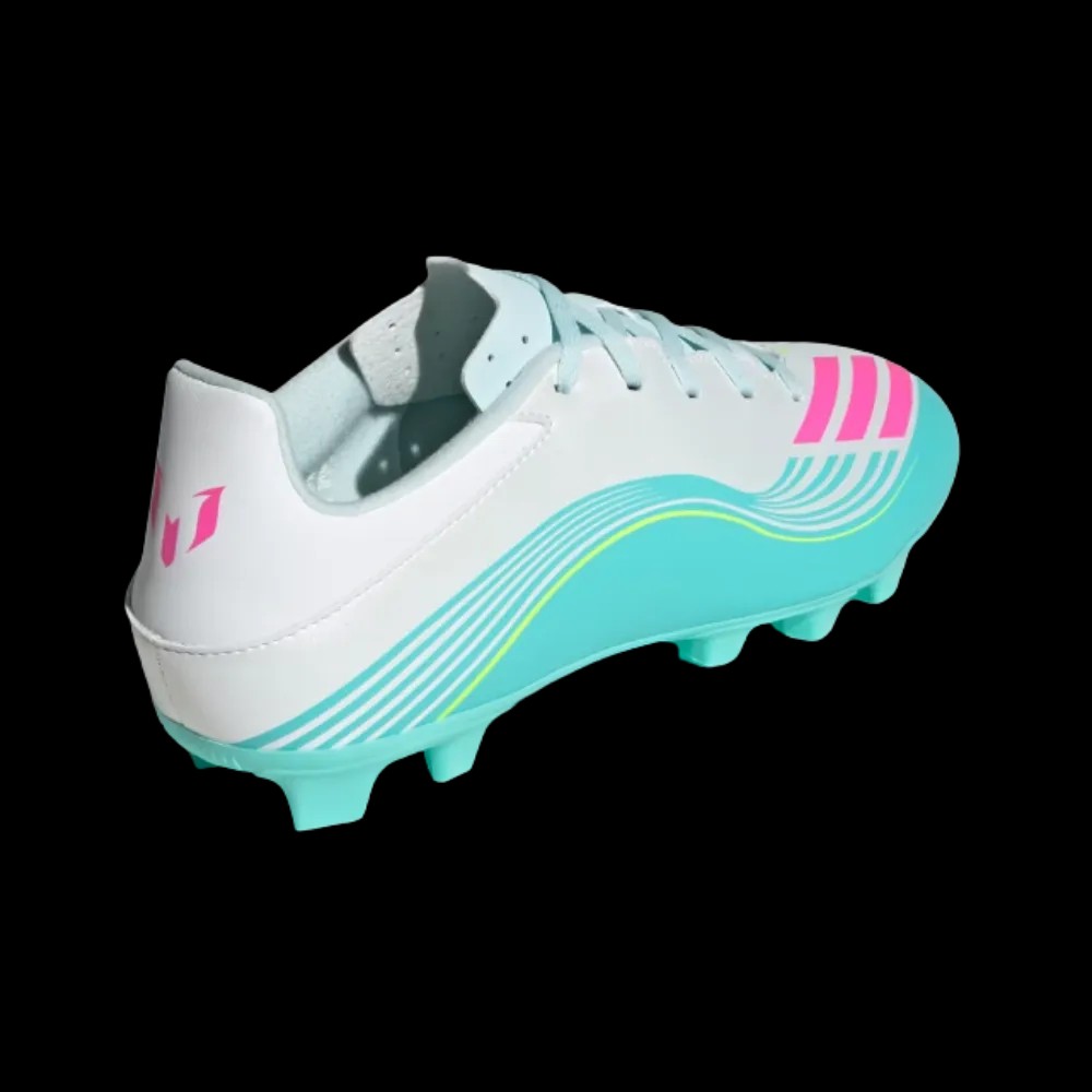 Adidas F50 Messi Club Firm Multi Ground Soccer Cleats Lucid Pink - HypeFly India View 4