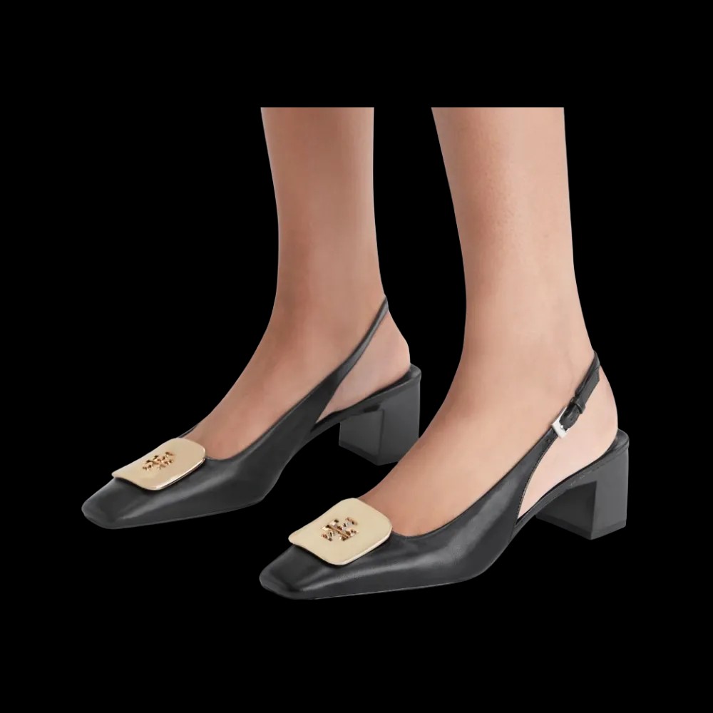 Tory Burch Georgia Slingback Perfect Black - HypeFly India View 2