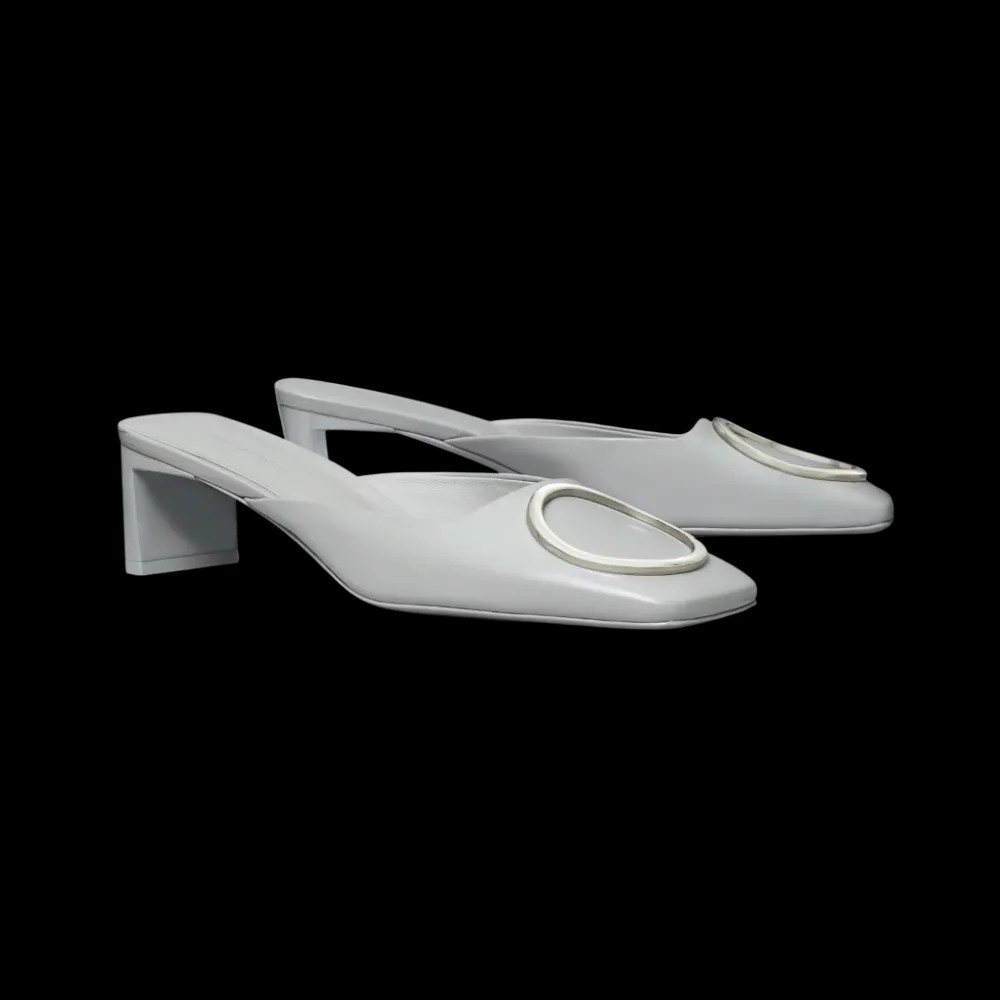 Tory Burch Ring Heeled Mule Loutre Gray - HypeFly India View 4