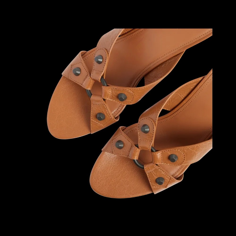 Balenciaga City Sandal In Camel - HypeFly India View 2