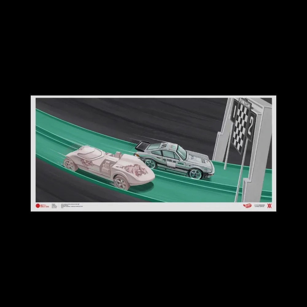 Hot Wheels x Daniel Arsham Legends Archive Lap 3 Poster - HypeFly India View 1