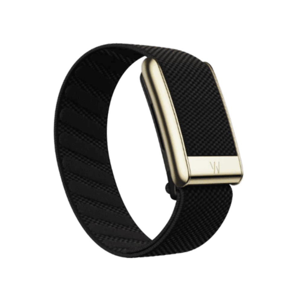 Whoop 5.0 Peak / MG Superknit Luxe Obsidian with Gold Band (12 Month Subscription Included) - HypeFly India View 1