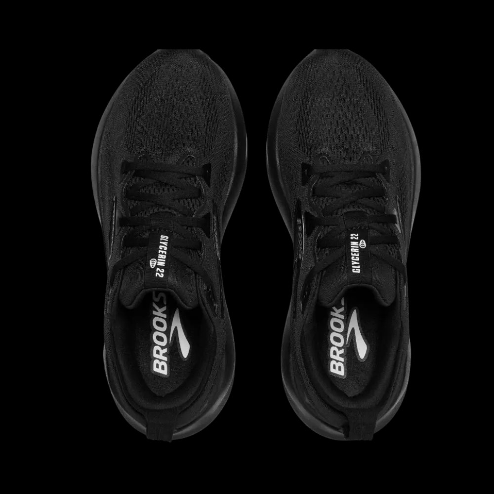 Brooks Glycerin 22 Black Black Ebony - HypeFly India View 3