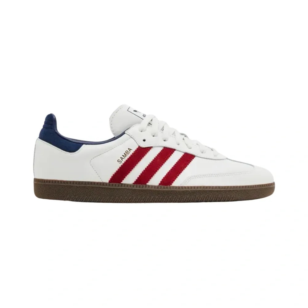Samba OG 'White Victory Red Indigo' - HypeFly India View 1