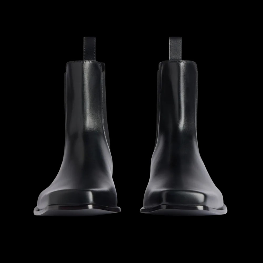 Balenciaga Concorde Chelsea In Black - HypeFly India View 4
