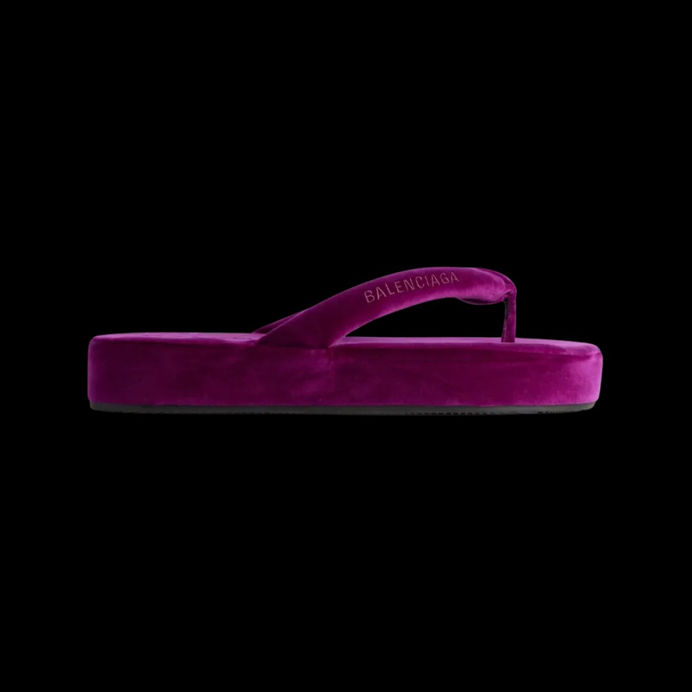 Balenciaga Jet Lag Thong In Purple - HypeFly India View 1