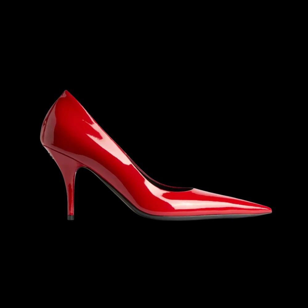 Balenciaga Avenue Pump In Cherry Red - HypeFly India View 1