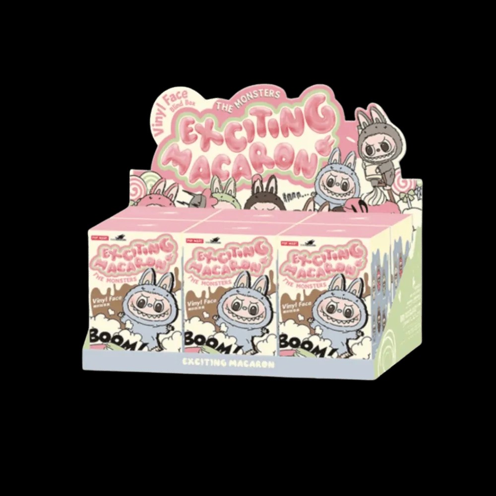 Pop Mart Labubu The Monsters Tasty Macarons Vinyl Face Sealed Case (6 Blind Boxes) - HypeFly India View 1