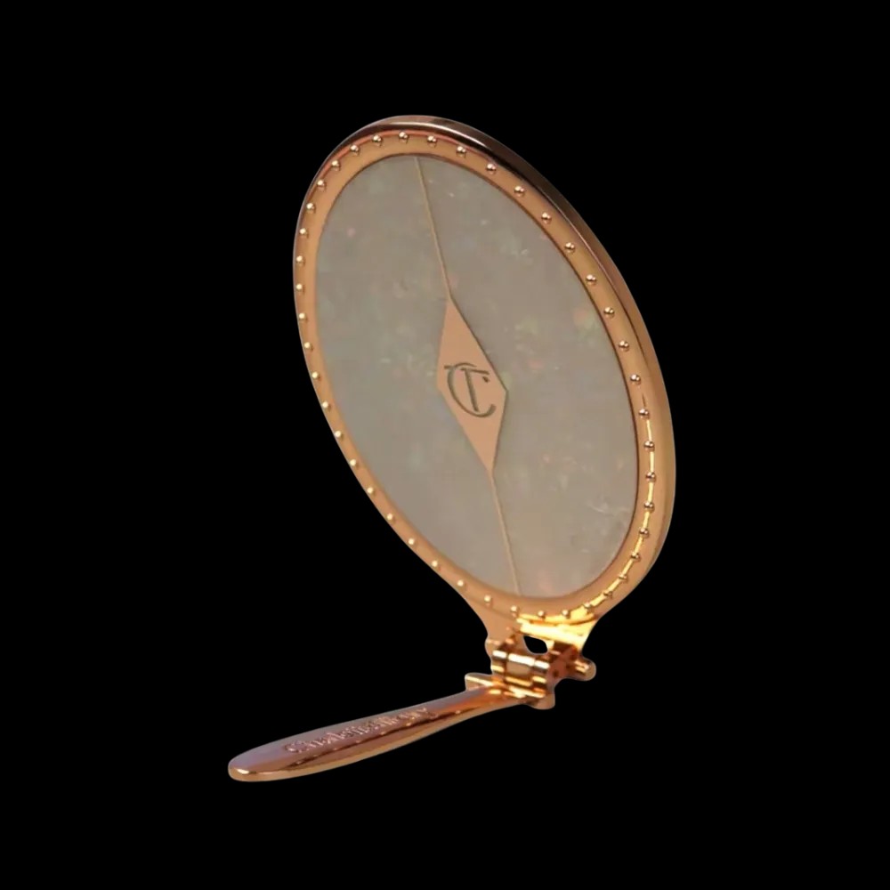 Charlotte Tilbury Pillow Talk Foldable Hand Mirror 'Rose Gold' - HypeFly India View 2