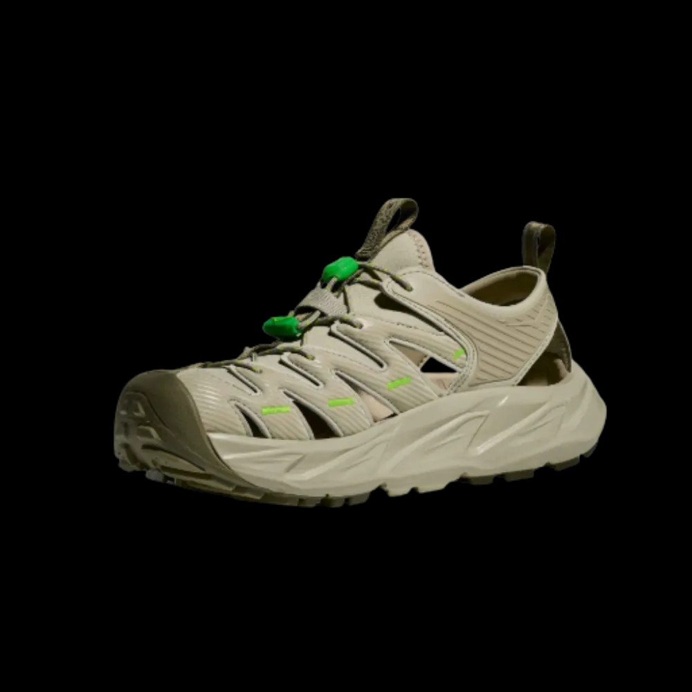 Hoka Hopara Oyster Mushroom /Neon Lime - HypeFly India View 2