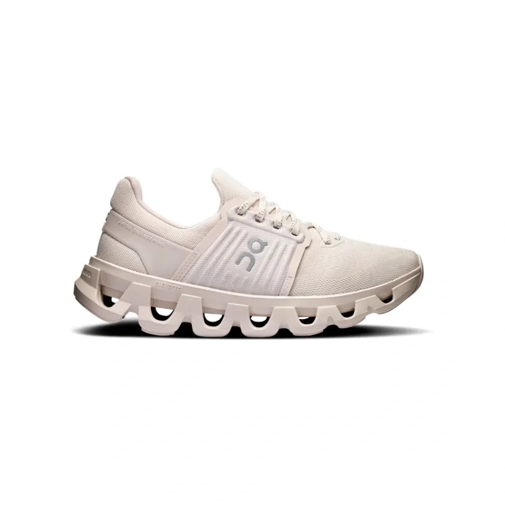 On running Cloudswift 4 AD Sand | Ivory - HypeFly India View 1