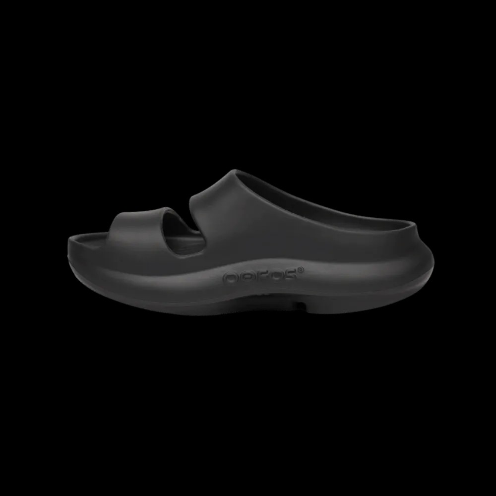Oofos OOyea Slide Sandal -Black - HypeFly India View 2