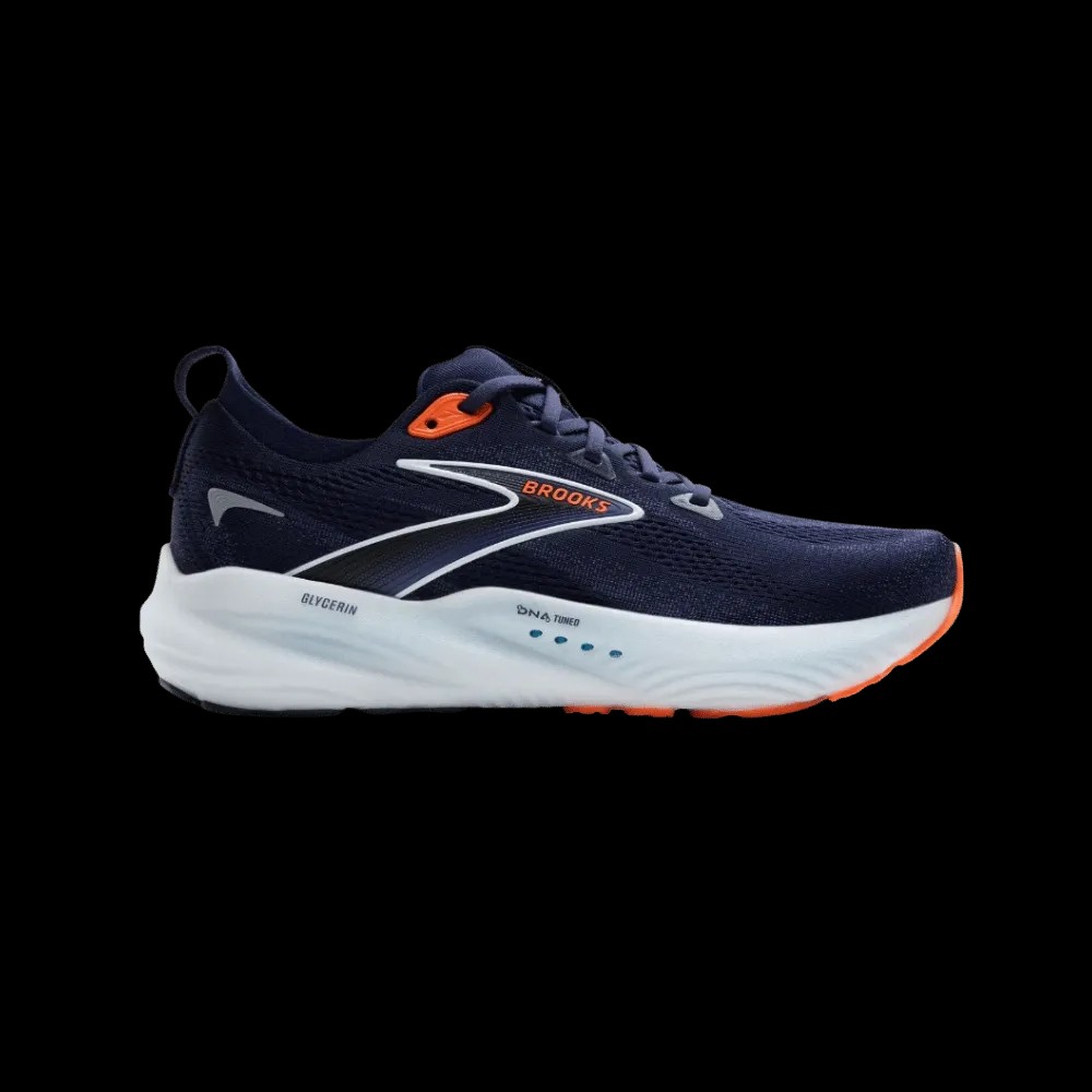 Brooks Glycerin 22 Peacoat Blue Ribbon Orange - HypeFly India View 1