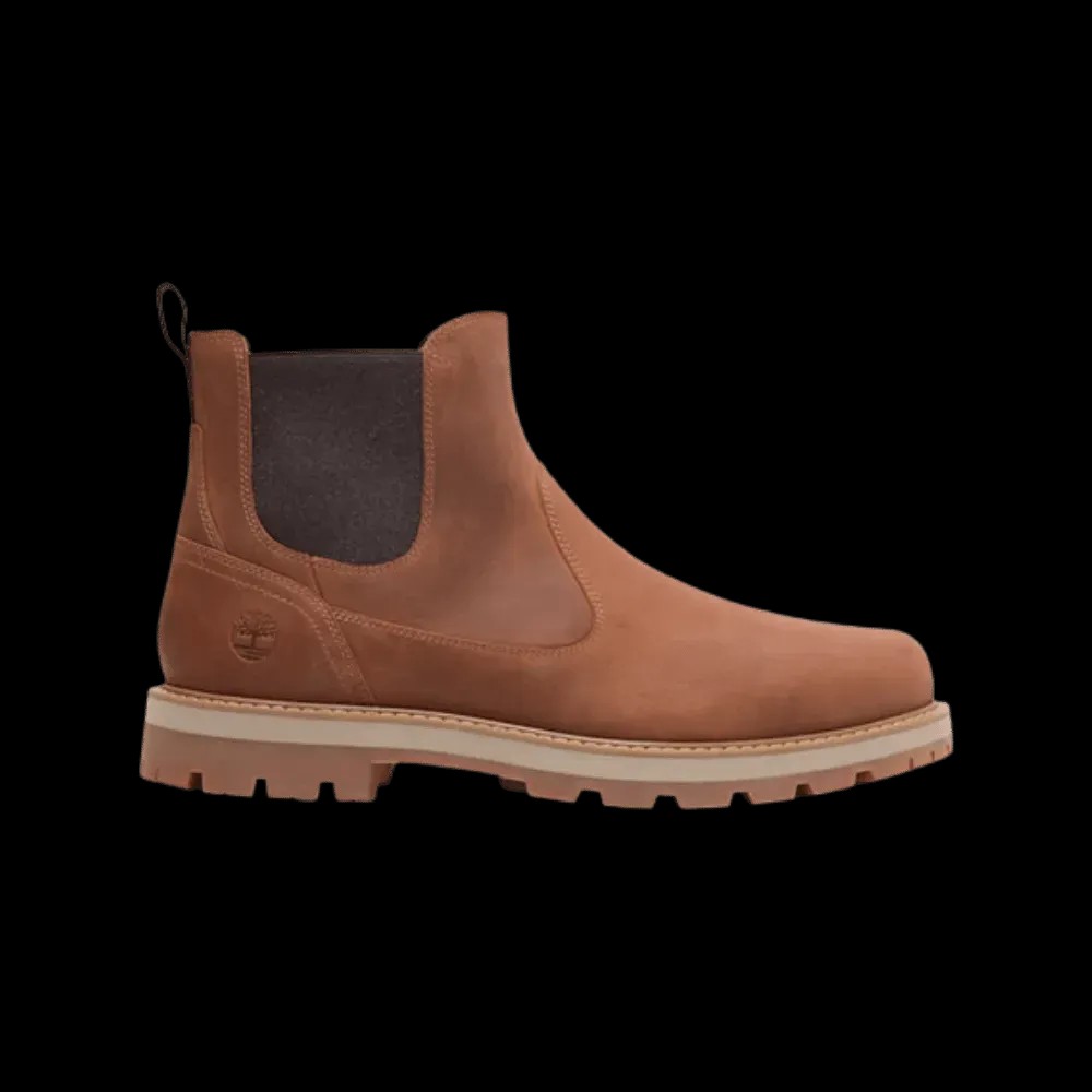 Timberland Britton Road Chelsea Boot Rust Full-Grain Men'S - HypeFly India View 1