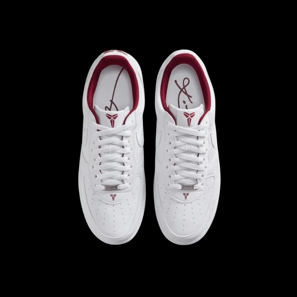 Kobe Bryant x Nike Air Force 1 Low 'Lower Merion Pack - White Team Red' - HypeFly India View 4