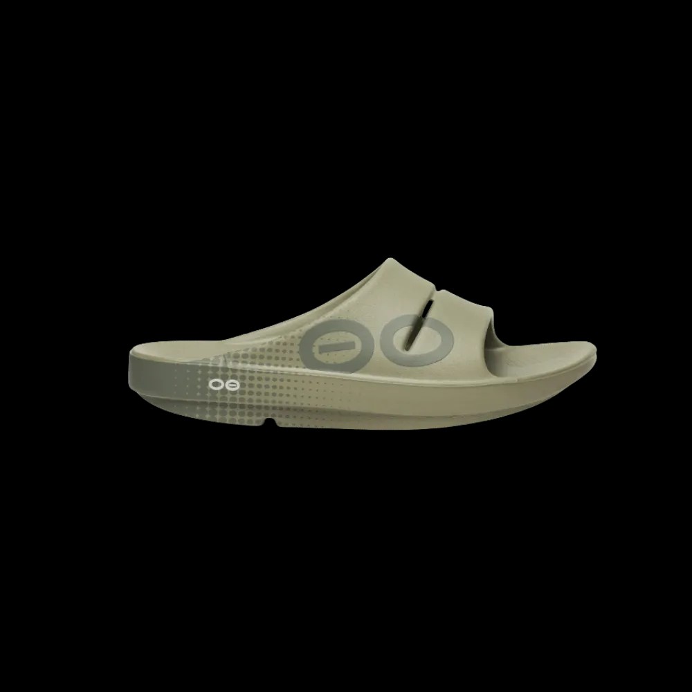 Oofos OOahh Sport Slide Sandal Foliage - HypeFly India View 1