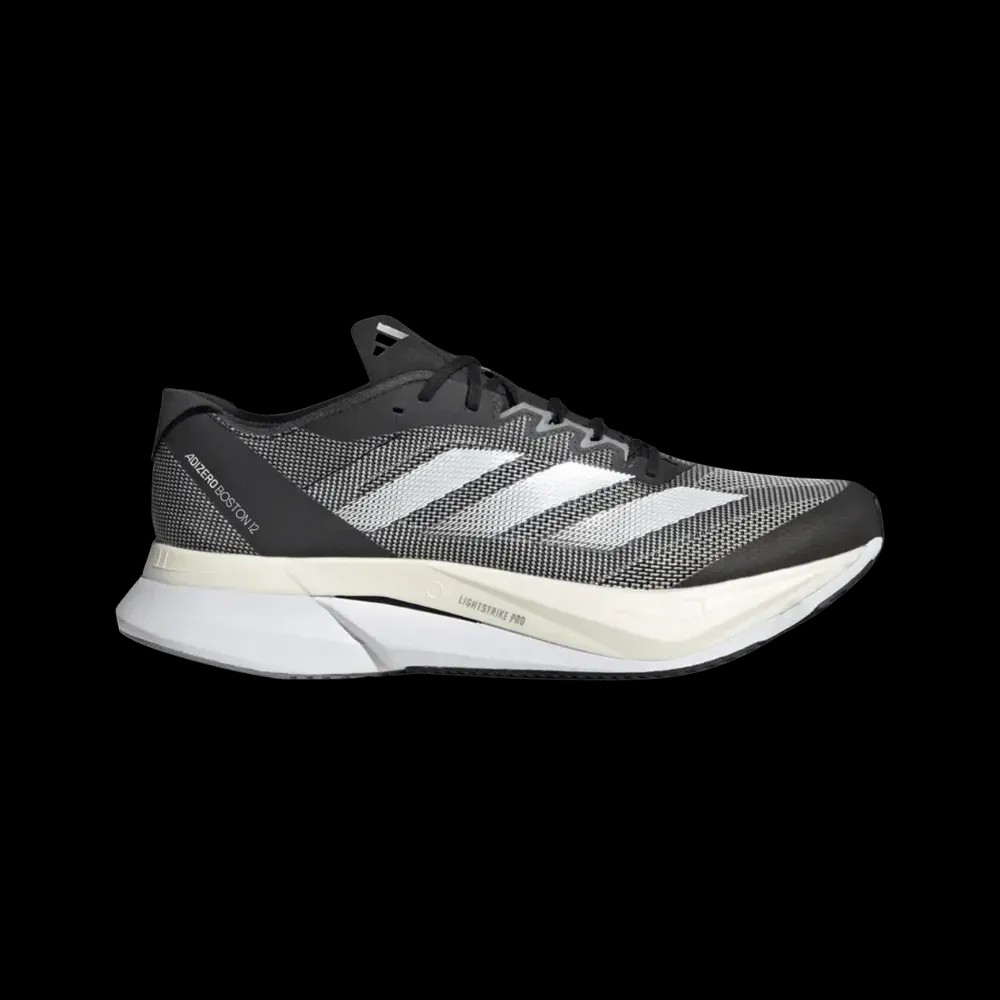 Adidas Adizero Boston 12 'Black White' - HypeFly India View 1