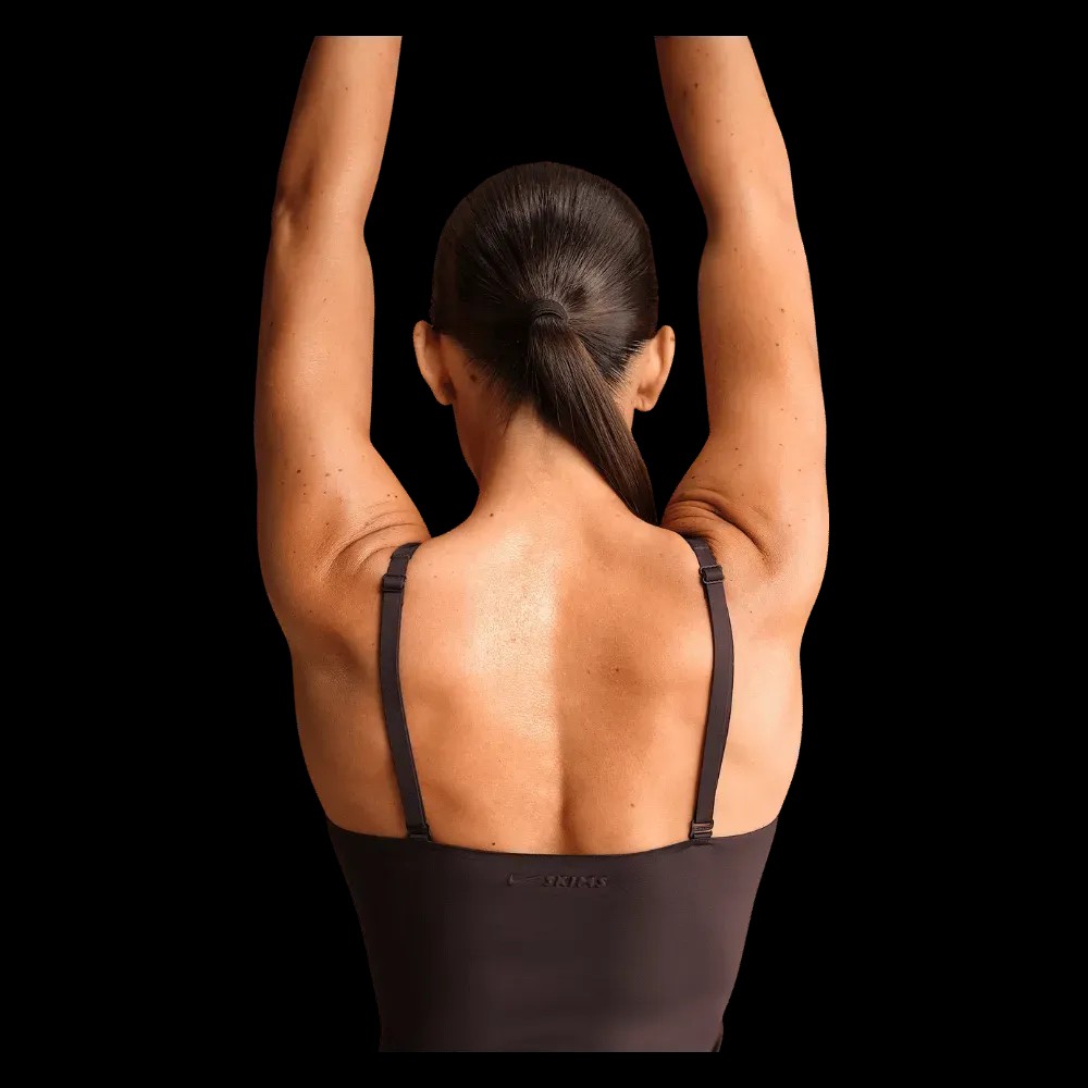 Nike X Skims Shine Women's V-Neck Tank Top Phoenix - HypeFly India View 4