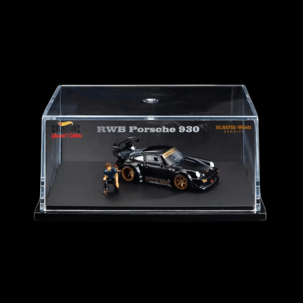 Hot Wheels RLC RWB Porsche 930 Spectraflame Black - HypeFly India View 1
