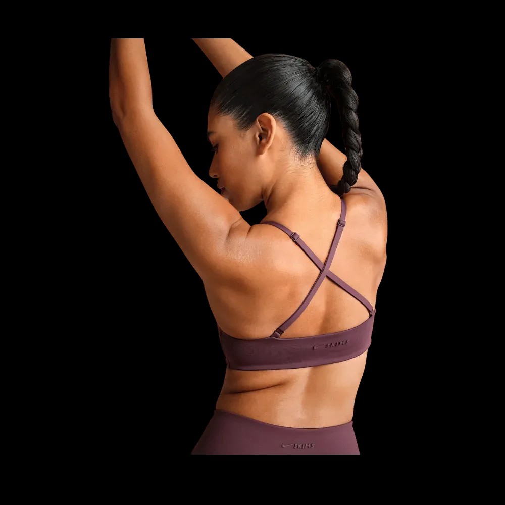 Nike X Skims Matte Women's Micro-Scoop Bra CURRANT - HypeFly India View 4