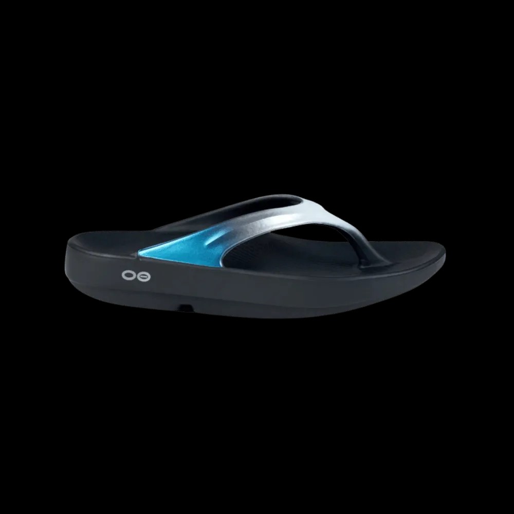 Oofos OOlala Luxe Sandal -Frost - HypeFly India View 1