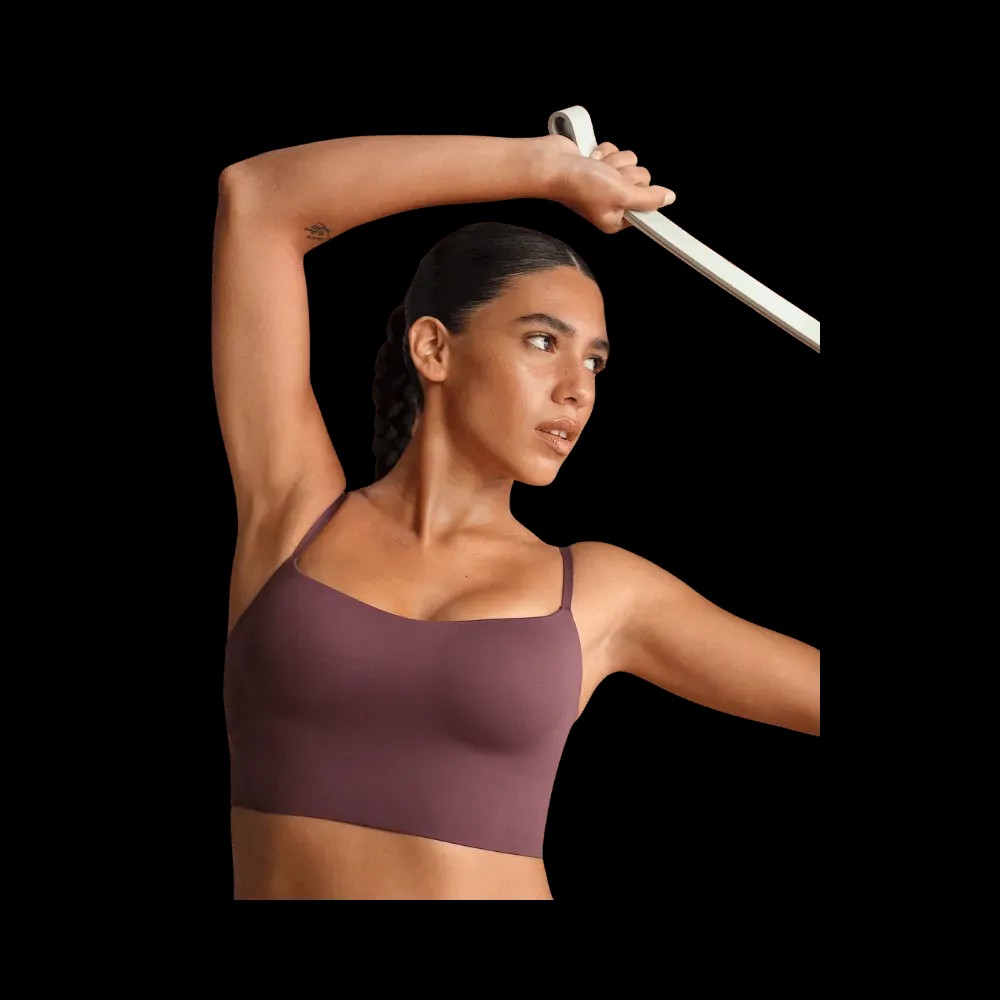 Nike X Skims Matte Women's Cami Longline Bra CURRANT - HypeFly India View 3