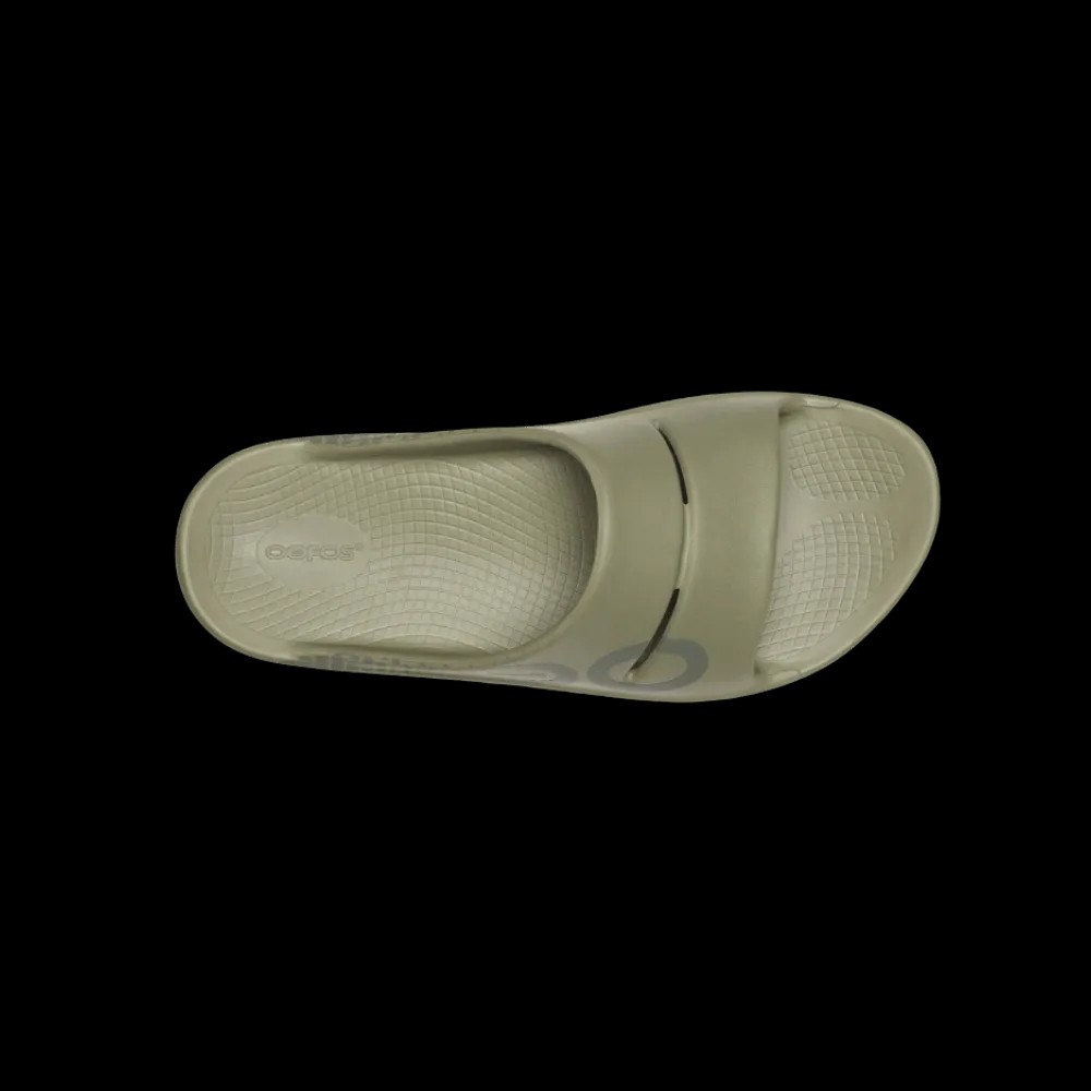 Oofos OOahh Sport Slide Sandal Foliage - HypeFly India View 5