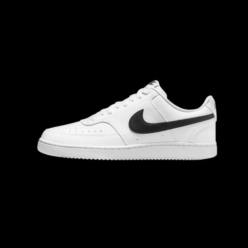 Nike Court Vision Low Next Nature 'White Black' - HypeFly India View 3