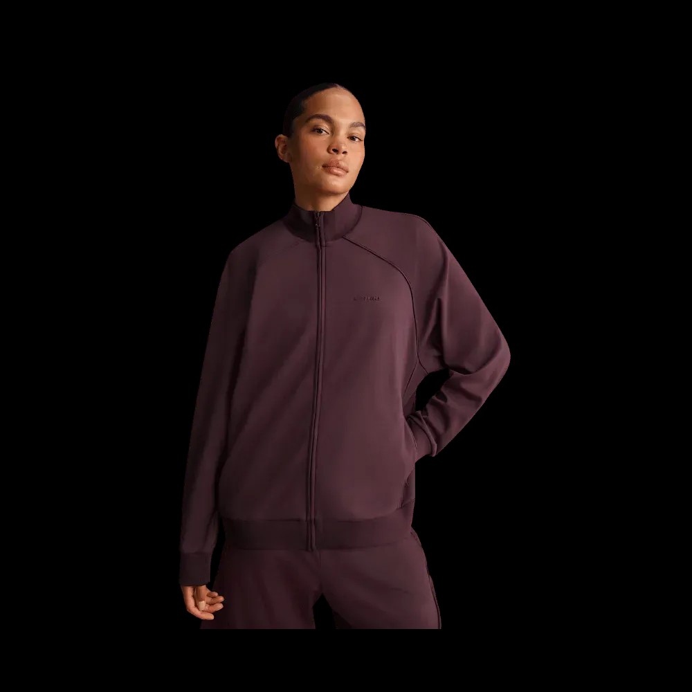 Nike X Skims Women's Oversized Full-Zip Track Jacket CURRANT - HypeFly India View 1