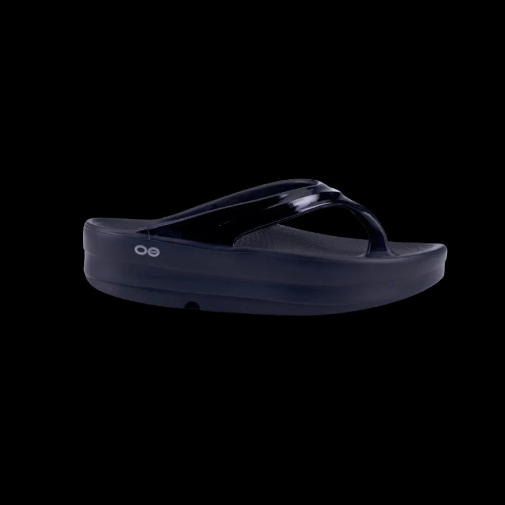 Oofos OOmega OOlala Sandal - Black - HypeFly India View 1